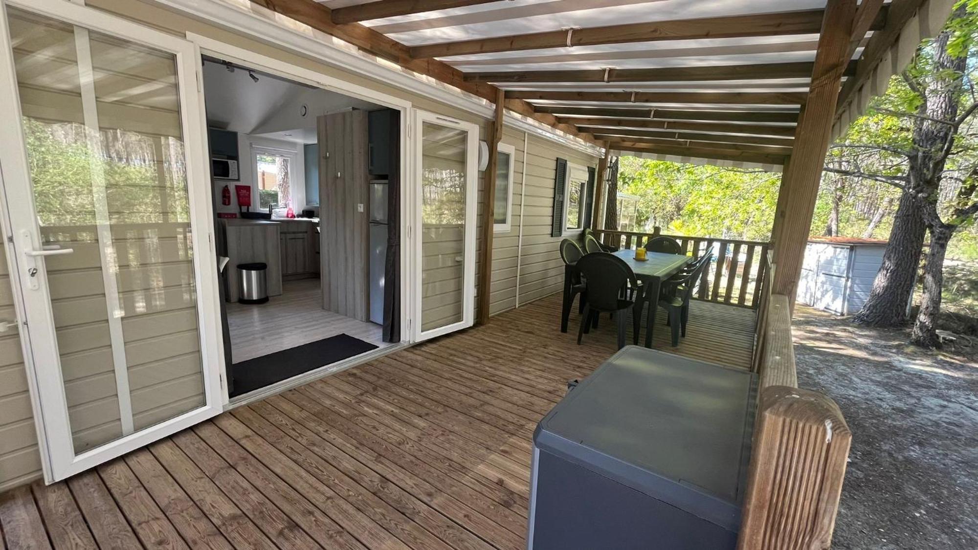 סן-ז'וליין-אן-בורן Sbvacances Mobil Home 3Ch 2Sdb Sur Magnifique Emplacement Avec Vue Sur La Foret Des Landes מראה חיצוני תמונה